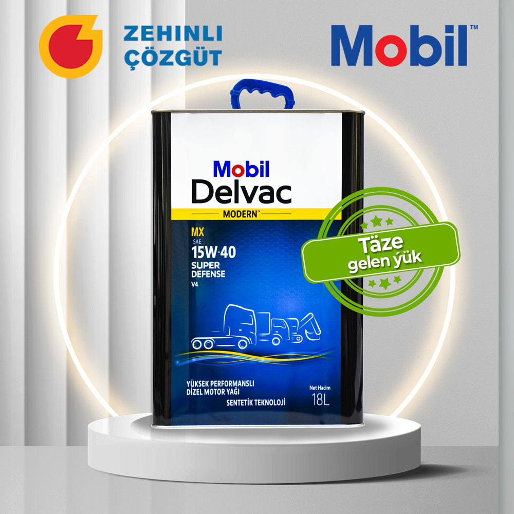 Mobil Delvac Modern MX 15W-40 Engine Oil, 18L